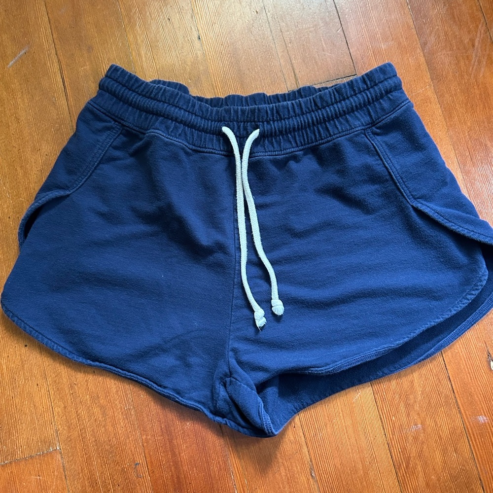 Aerie Navy Women's Lounge Shorts with Drawstring